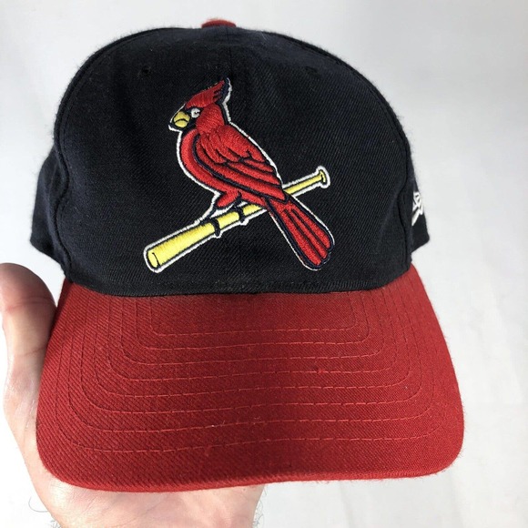 VTG ST LOUIS CARDINALS NEW ERA HAT CAP WOOL BLEND EARLY 2000s Y2K ADJUSTABLE OSF - Picture 15 of 15